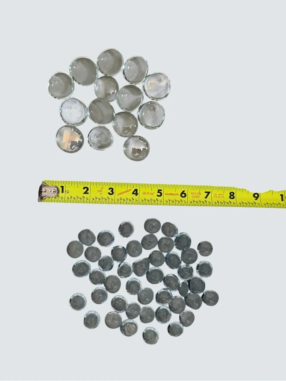 Clear Plastic Assorted Round Decorative Bowl Filler Gemstones